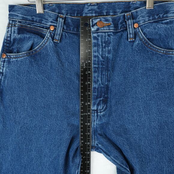 Wrangler Jeans Mens 32x36 Blue Cowboy Cut Original Fit 13MWZGK Western Rodeo - Picture 8 of 9